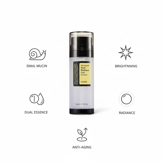 COSRX Snail Radiance Dual Essence Benefits
