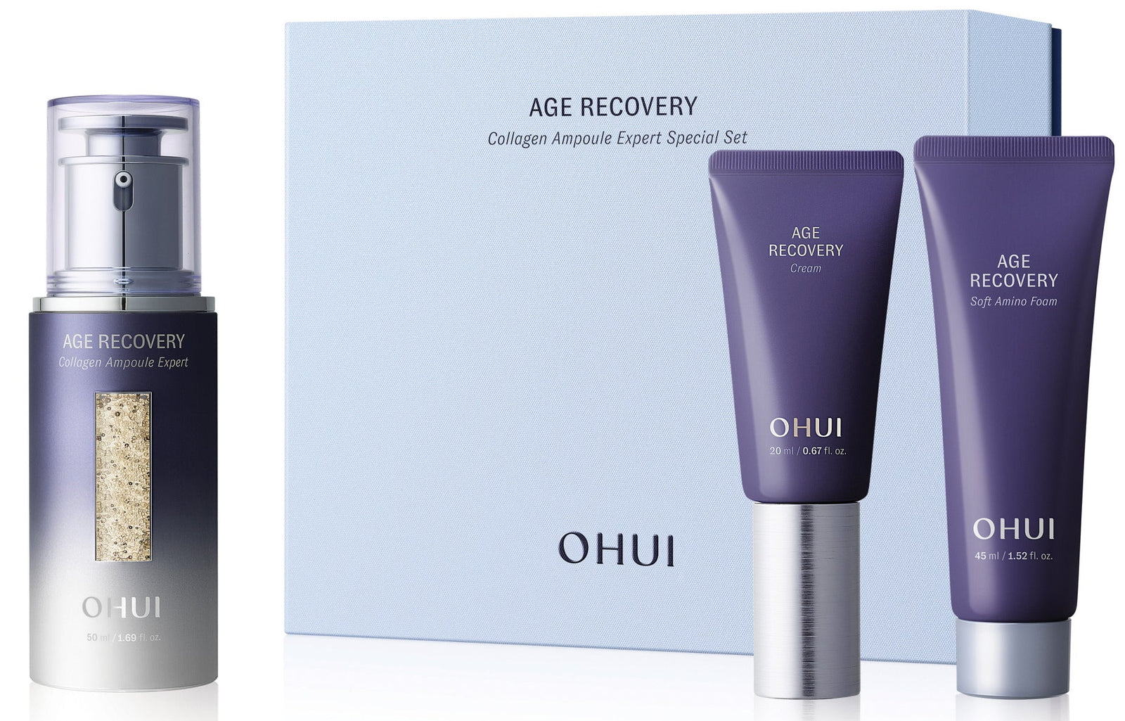 O HUI Age Recovery Collagen Ampoule Expert Sonderpflegeset