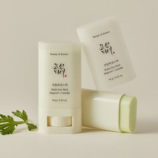 Beauty of Joseon Matte Sun Stick: Mugwort + Camellia (Double Set) 18g x 2