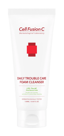 Cell Fusion C TRE.AC Daily Trouble Care Foam Cleanser 130ml image 4
