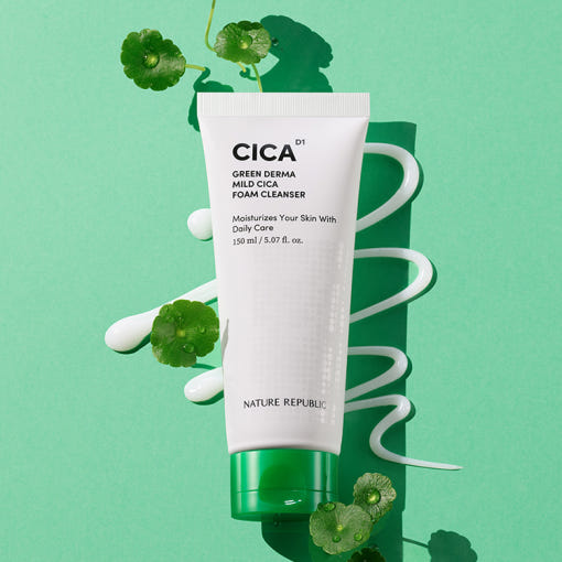 [NATURE REPUBLIC] Green Derma Mild Cica Foam Cleanser 150ml