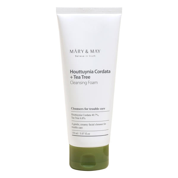 MARY & MAY Houttuynia Cordata + Tea Tree Cleansing Foam 150ml