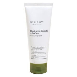 MARY & MAY Houttuynia Cordata + Tea Tree Cleansing Foam 150ml