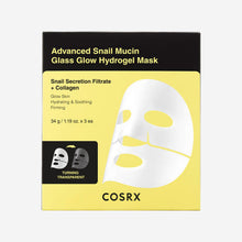 COSRX Advanced Snail Mucin Glass Glow Hydrogel Mask 34g X 3ea image 4