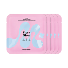 Mamonde Flora Glow Rose Marble Mask 36g X 5ea image 1