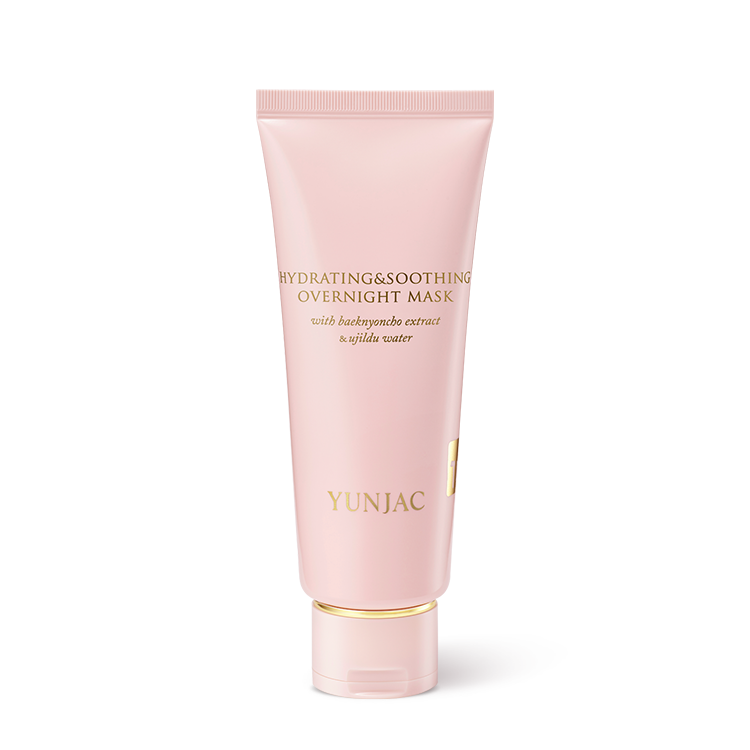 YUNJAC HYDRATING & SOOTHING OVERNIGHT MASK with baeknyoncho extract & ujildu water 100ml