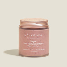 [MARY & MAY] Vegan Rose Hyaluronic Hydra Wash off Pack 300g image 4