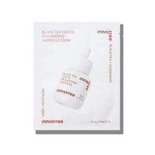 innisfree Black Tea Youth Enhancing Ampoule Mask 28ml X 6ea image 1