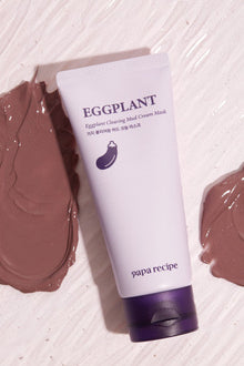papa recipe Eggplant Clearing Mud Cream Mask 100ml image 2