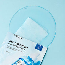 WELLAGE Real Hyaluronic Blue Ampoule Mask Sheet 27ml X 10P image 6