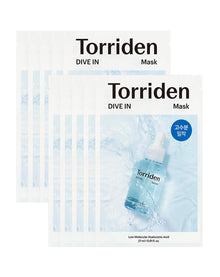 Torriden Dive-In Low Molecule Hyaluronic Acid Mask Sheet 10ea image 1