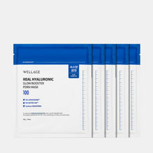 WELLAGE Real Hyaluronic Glow Booster PDRN Mask 38ml X 5ea image 2