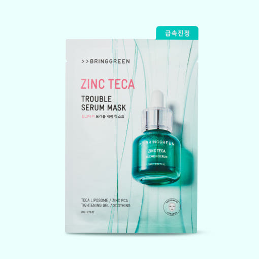 BRING GREEN Zinc Teca Trouble Serum Mask 20g X 5ea
