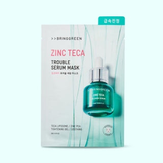 BRING GREEN Zinc Teca Trouble Serum Mask 20g X 5ea