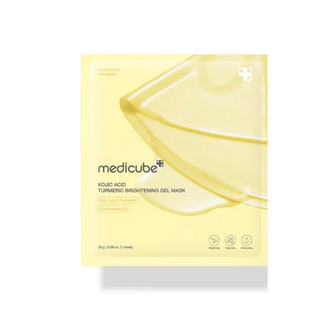 Medicube Kojic Acid Turmeric Brightening Gel Mask (4 Pack, 28g Each)