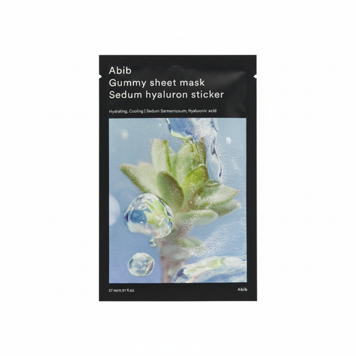 Abib Gummy Sheet Mask Sedum Hyaluron Sticker 27ml X 10ea