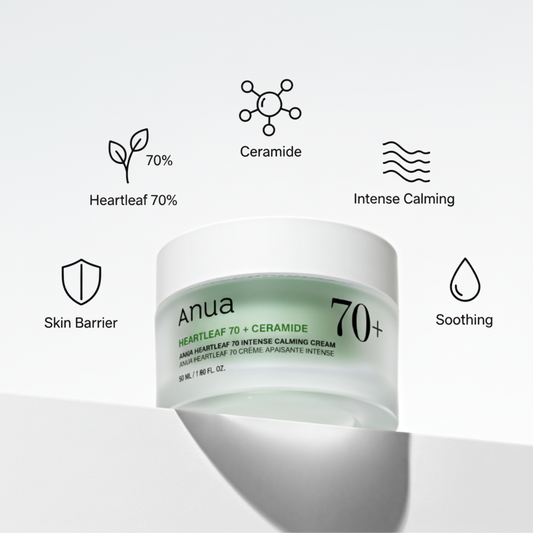 Anua Heartleaf 70 + Ceramide Intense Calming Cream Benefits