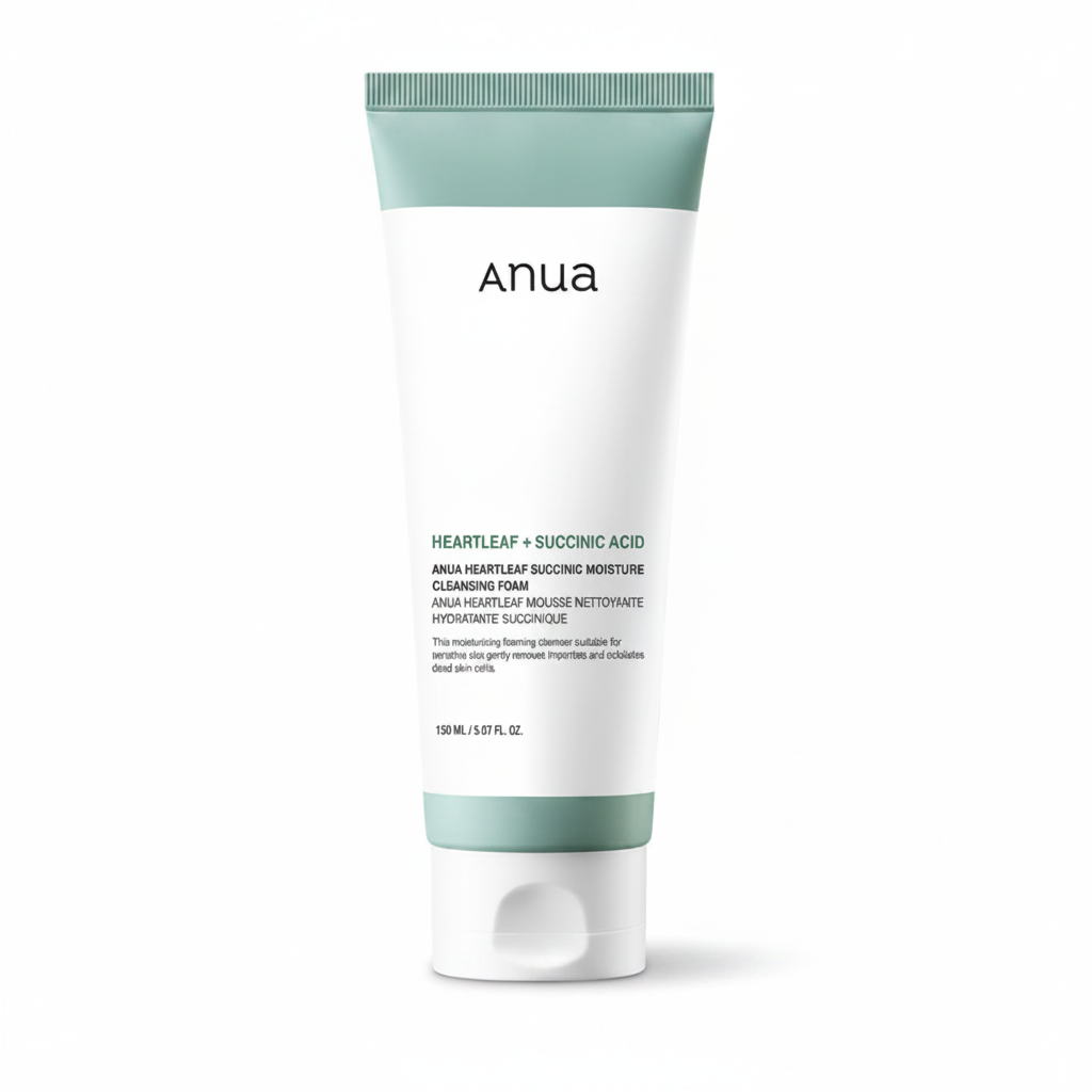 Anua Heartleaf Succinic Moisture Cleansing Foam 150ml