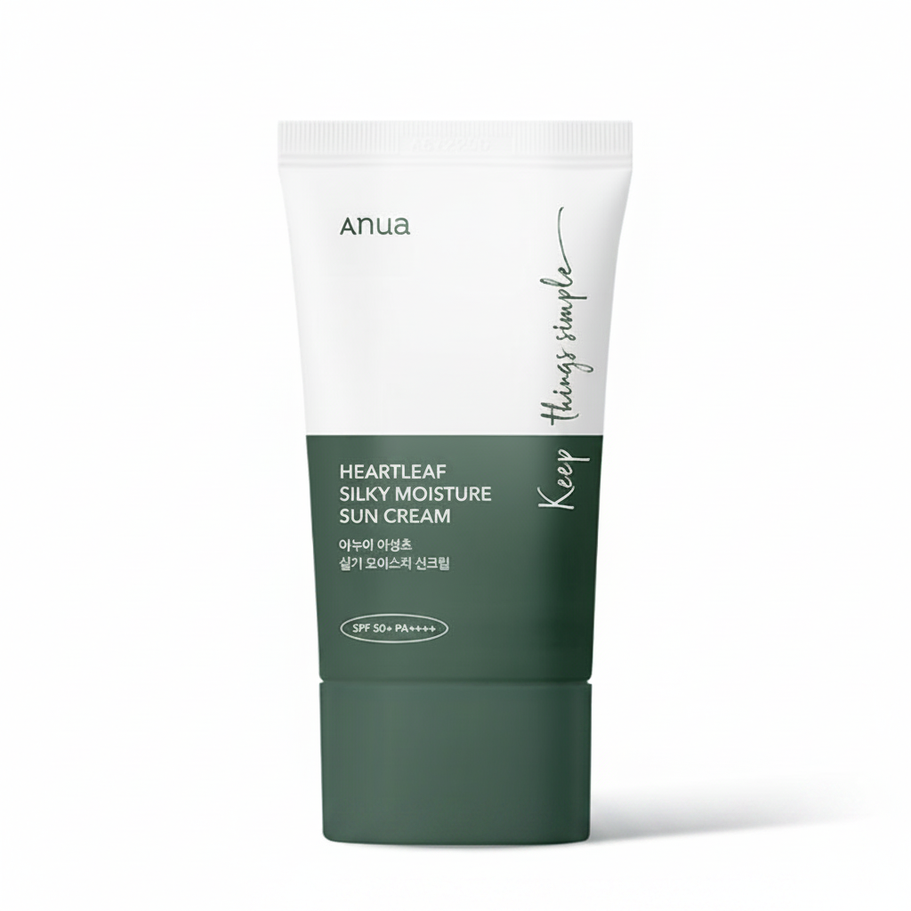 Anua Heartleaf Silky Moisture Sonnencreme 50ml