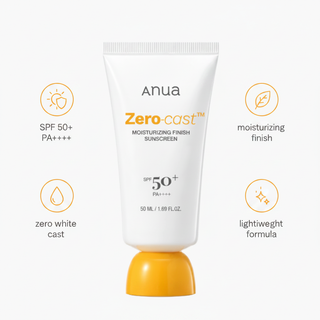Anua Zero-cast Sunscreen - Key Ingredients