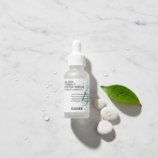 COSRX AHA BHA Vitamin C Serum Flat Lay