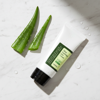 COSRX Aloe Sun Cream Flat Lay
