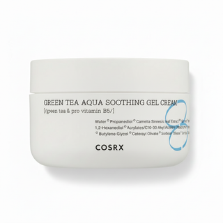COSRX Green Tea Aqua Soothing Gel Cream - White Background