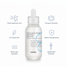 COSRX Hydrium Triple Hyaluronic Feuchtigkeitsampulle 40ml image 2