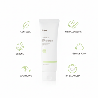 iUNIK Centella Mild Cleansing Foam Benefits