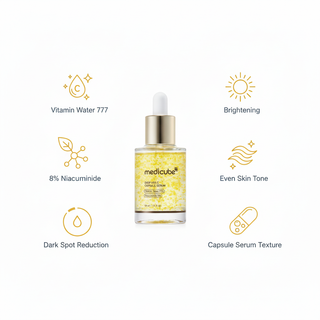 Medicube Deep Vita C Capsule Serum Benefits Infographic