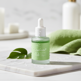 Medicube Green Dropper Bottle Lifestyle
