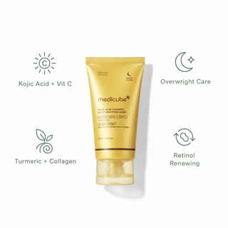 Medicube Kojic Acid Turmeric Night Wrapping Mask Benefits