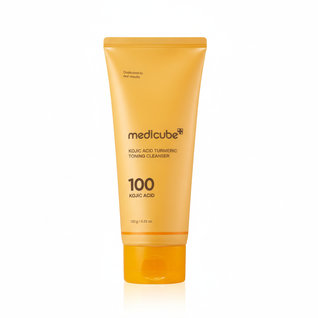 Medicube Kojic Acid Turmeric Toning Cleanser 120g