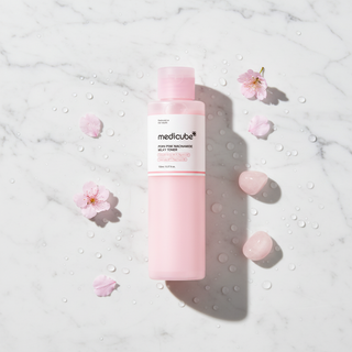 Medicube PDRN Pink Niacinamide Milky Toner Flat Lay