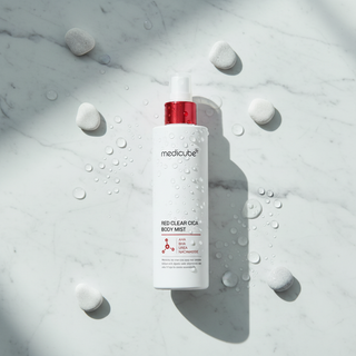 Medicube Red Clear Cica Body Mist Flat Lay