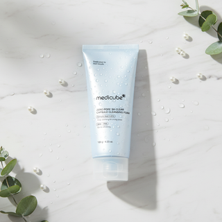 Medicube Zero Pore SA Cleansing Foam Flat Lay