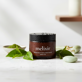 Melixir Vegan Relief Facial Moisturizer Green Tea Lifestyle